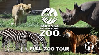 Taronga Western Plains Zoo Dubbo  Full Tour by bike including the Savannah Safari [upl. by Ayikan294]