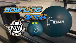 Bowling With Blue Hammer 1990 Faball Urethane Blue Hammer BowlingWithRelics FAB Review Vic Amann [upl. by Ykcor]