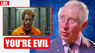 ARRESTED🔴 Harry Gets ARR£STED As New LEAKED Footages Shows Harry DESTROYING Queens Thomb [upl. by Irrol]