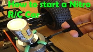 How to start a Nitro RC Car easily and quickly [upl. by Ettenyl755]