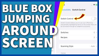 How To Get Rid Of Blue Box Jumping Around The Screen In iOS 16 [upl. by Adnirual]