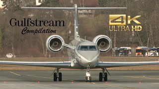 4K Gulfstream Biz Jet Special Compilation departure and arrival G650 G600 G550 G450 C37 [upl. by Ralph251]