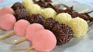 Espetinhos de Brigadeiro  Daisuki Doces 119 [upl. by Whitman]