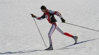 Cross or X Country Skiing Basics of Diagonal Stride [upl. by Eniamrej780]