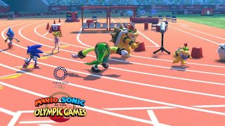 Mario amp Sonic At The Olympic Games Tokyo 2020 4x100M Relay [upl. by Wolfort29]