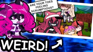 Reacting to WEIRD Gacha Life Stories by fans [upl. by Nassah]