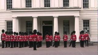 Changing the Guard May 5 2005 The Irish Guards Band of the Welsh Guards [upl. by Ojillib895]