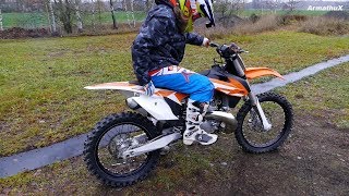 KTM 250 SX 2Stroke  My First Start [upl. by Vladamir]