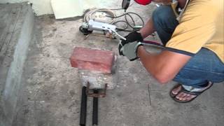 How to make Homemade angle grinder handle [upl. by Arleyne]