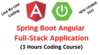 Spring Boot  Angular Full Stack  Full Course NEW ✅ [upl. by Euqinom]