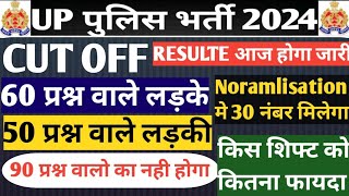 UP Police Constable Real Expacted Cut Off 2024  100 Real Cut Off uppolice [upl. by Asquith]