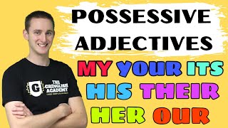 🇺🇸 ADJETIVOS POSESIVOS EN INGLES  EJEMPLOS Y EJERCICIOS  POSSESSIVE ADJECTIVES IN ENGLISH [upl. by Yralam259]