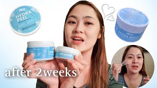 Jskin HYDRA PEEL RENEWAL PEEL OFF MASK amp HYDRA MOIST SLEEPING MASK REVIEW [upl. by Materi280]