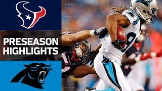 Texans vs Panthers  NFL Preseason Week 1 Game Highlights [upl. by Arezzini]