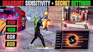 Free Fire Max Auto Headshot Trick 2023 Sensitivity  2gb 4gb 6gb Ram Headshot Sensitivity Setting [upl. by Heins]