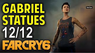 Paint the Town All Gabriel Statues Locations  FAR CRY 6 Deface the Gabriel Statues [upl. by Hak]