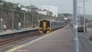 Class 158 GWR Service Departing Penzance [upl. by Clementina]