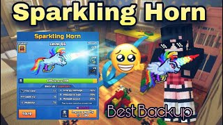 New BEST Backup Sparkling Horn Gameplay  Pixel Gun 3D [upl. by Einned]