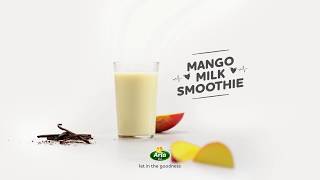 Arla Organic Mango Milk Smoothie Recipe [upl. by Jolynn]