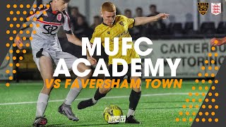 Maidstone United Academy Vs Faversham Town 180924 [upl. by Rehteh]