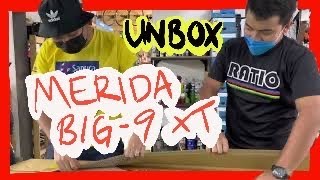 Unboxing Merida Big Nine XT [upl. by Ainar]