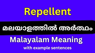 Repellent meaning in MalayalamRepellent മലയാളത്തിൽ അർത്ഥം [upl. by Katherine3]