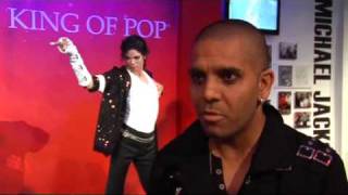 Michael Jackson at Madame Tussauds [upl. by Ecinna]