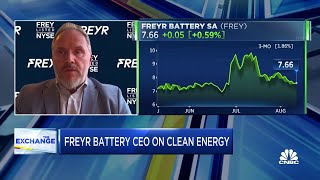 FREYR Battery CEO Tom Jensen on redomiciling company from Luxembourg to the US [upl. by Barnaba118]