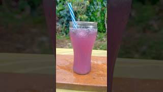 Lime mix Butterfly Blue pea flower juice  නිල් කටරොළු  දෙහි යුෂ පානය 🍋🍹 shorts juice [upl. by Osnerol]