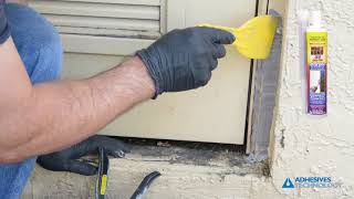 How to Repair a Rotten Wood Door Frame [upl. by Friedberg35]