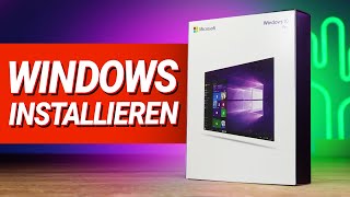 Windows 10 installieren 2022 Mit USB  Einrichten amp Treiber Installation [upl. by Othella]