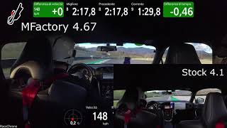 Toyota GT86 Final Drive Comparison MFactory 467 vs Stock 41  Mugello Circuit [upl. by Nelrah]