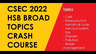 Human and Social Biology Broad Topics Crash Course 2022 [upl. by Simona]