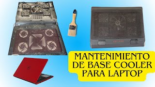 MANTENIMIENTO DE BASE COOLER PARA LAPTOP [upl. by Cally]