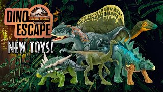 TOY REVEALS Jurassic World Dino Escape quotRoar Attacksquot amp More from Mattel  collectjurassiccom [upl. by Euqinamod223]