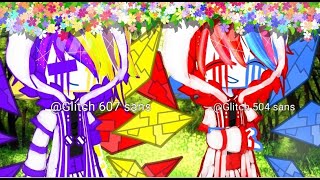 707 kết hợp với 505🧐💙💜Tứ Sans❤️💛🍑Pháp sư gangster🌷gacha life by me [upl. by Yenolem948]