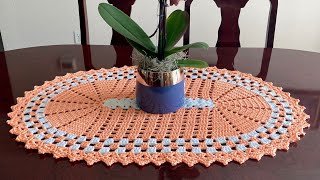 Centro de mesa a crochet paso a paso 🧶 [upl. by Lisk]