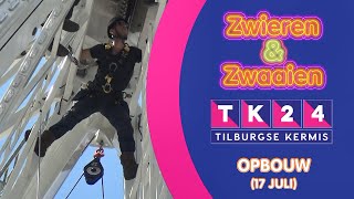 Zwieren en Zwaaien  Tilburgse Kermis 2024 Opbouw 17 Juli [upl. by Cung]