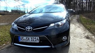 2014 Toyota Auris 132 HP Test Drive [upl. by Nanam]