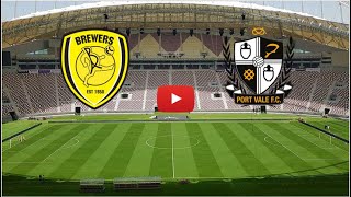 🔴 BURTON ALBION  PORT VALE LIVE HD ENGLAND FA CUP UNINTERRUPTED [upl. by Eifos796]