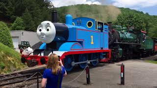 Tweetsie Railroad Day out with Thomas 2018 Arriving [upl. by Nievelt]