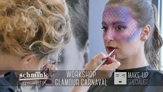 Workshop Glamour Carnaval Schminken [upl. by Eirb]