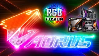 GIGABYTE App Center amp RGB FUSION Update for RGB Motherboards How To Use RGB Fusion Tutorial [upl. by Atinra678]