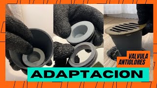 Genial ⚡️adaptación para INSTALACION de VALVULA ANTI OLORES ❌♨️en la regadera🚿 [upl. by Leibman]