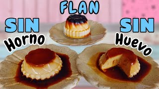 El Flan más cremoso que probaras SIN huevo y SIN horno [upl. by Hite]