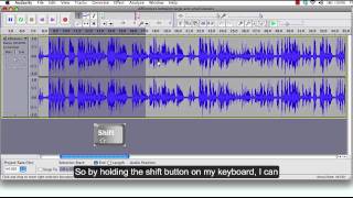 Audacity Tutorial 2 Audio Editing [upl. by Htrag3]