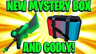 UPDATE BUYING THE NEW BIOBLADE GODLY  NEW MYSTERY BOX 2 In Murder Mystery 2 Update Roblox [upl. by Yer]