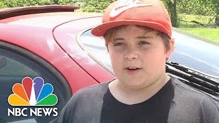 11YearOld Boy Shoots Intruder  NBC News [upl. by Alcock]