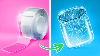 GENIUS DIY SCHOOL CRAFTS  Impress Your Teacher Upgrade Your School Supplies by 123 GO FOOD [upl. by Aydiv]