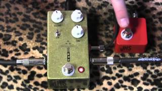 JHS Morning Glory V4 demo with Warmoth Mooncaster humbucker amp Red Remote [upl. by Adnihc]